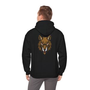 Alpha Wolf Hoodie – Bold Comfortable Heavy Blend Sweatshirt - Image 3
