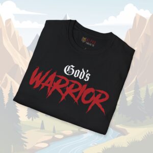 Gods Warrior T-Shirt - Bold Faith and Strength Statement Tee - Image 2