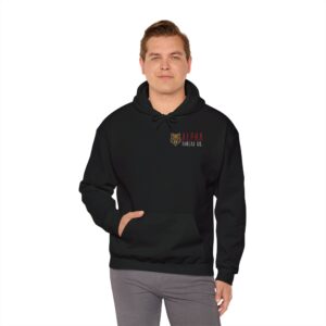 Alpha Wolf Hoodie – Bold Comfortable Heavy Blend Sweatshirt - Image 4
