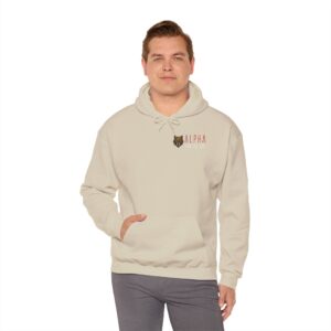 Alpha Wolf Hoodie – Bold Comfortable Heavy Blend Sweatshirt - Image 9