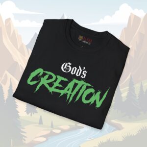 Gods Creation T-Shirt - Bold Faith and Purpose Statement Tee - Image 2