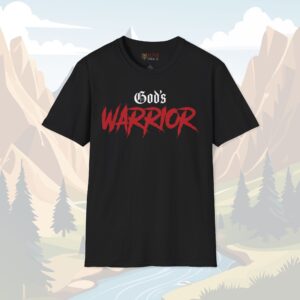 Gods Warrior T-Shirt - Bold Faith and Strength Statement Tee - Image 1