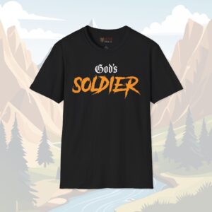 Gods Soldier T-Shirt - Bold Faith and Warrior Spirit Tee - Image 1