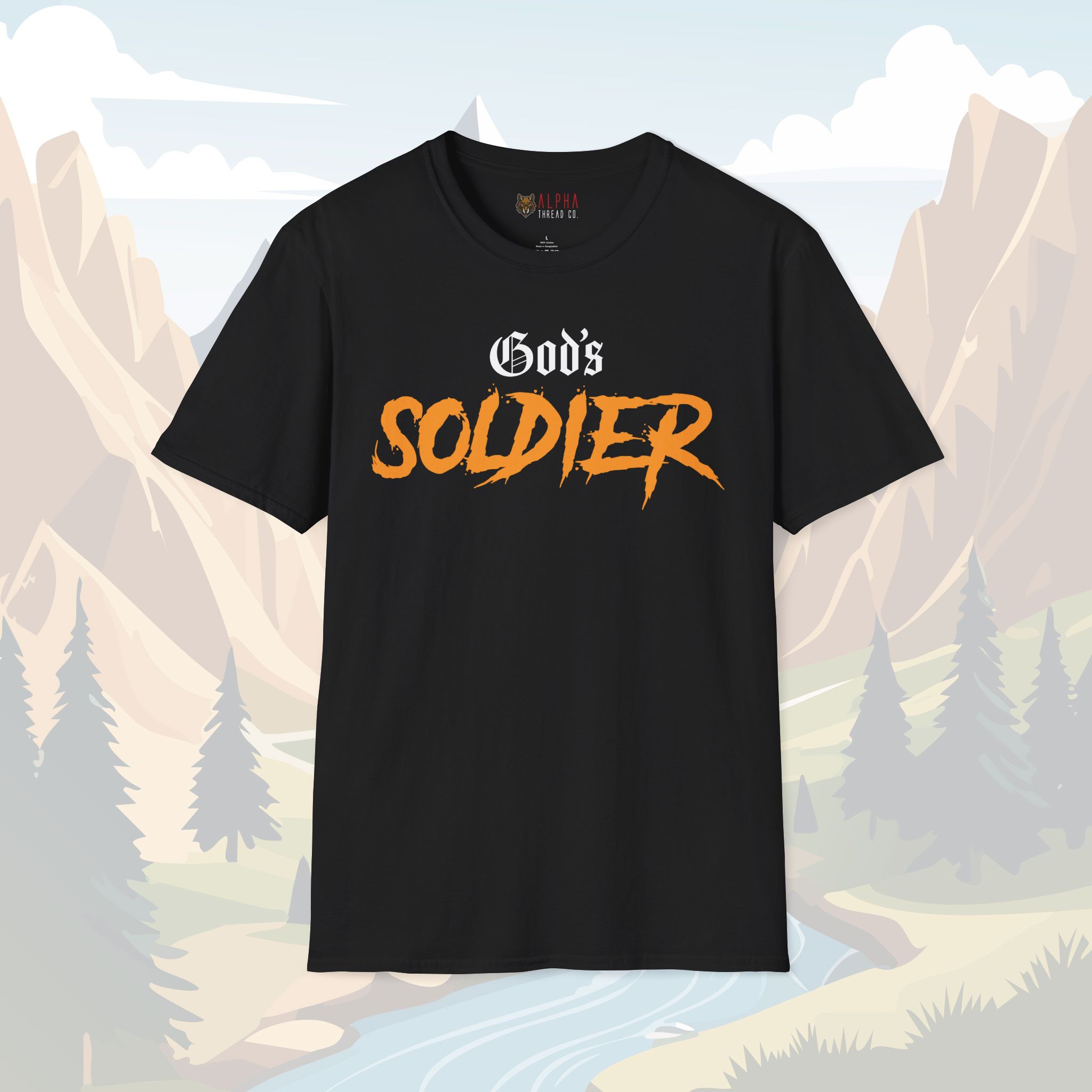Gods Soldier T-Shirt - Bold Faith and Warrior Spirit Tee