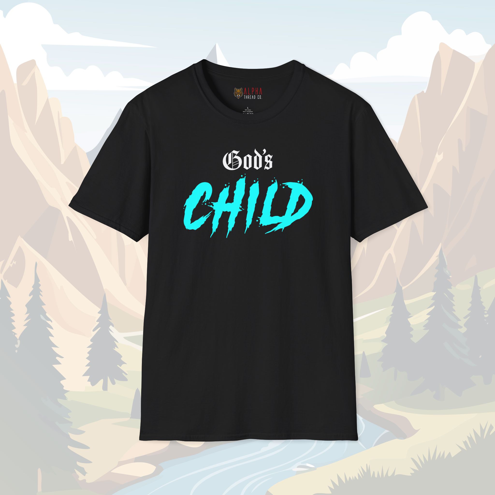 Gods Child T-Shirt - Bold Faith and Identity Statement Tee