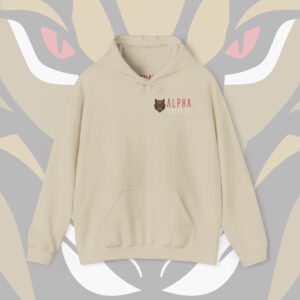 Alpha Wolf Hoodie – Bold Comfortable Heavy Blend Sweatshirt - Image 7