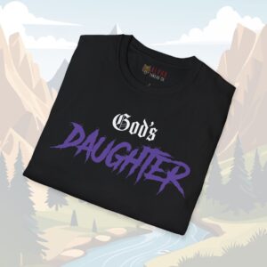 Gods Daughter T-Shirt - Bold Faith and Empowerment Tee - Image 2