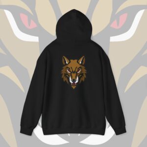Alpha Wolf Hoodie – Bold Comfortable Heavy Blend Sweatshirt - Image 2
