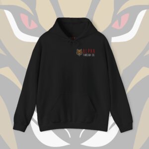 Alpha Wolf Hoodie – Bold Comfortable Heavy Blend Sweatshirt