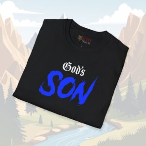 Gods Son T-Shirt - Bold Faith and Strength Statement Tee - Image 2