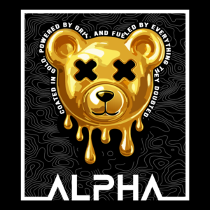 Coated in Gold Teddy Bear Tee – Premium Black Alpha Streetwear Shirt - Image 3