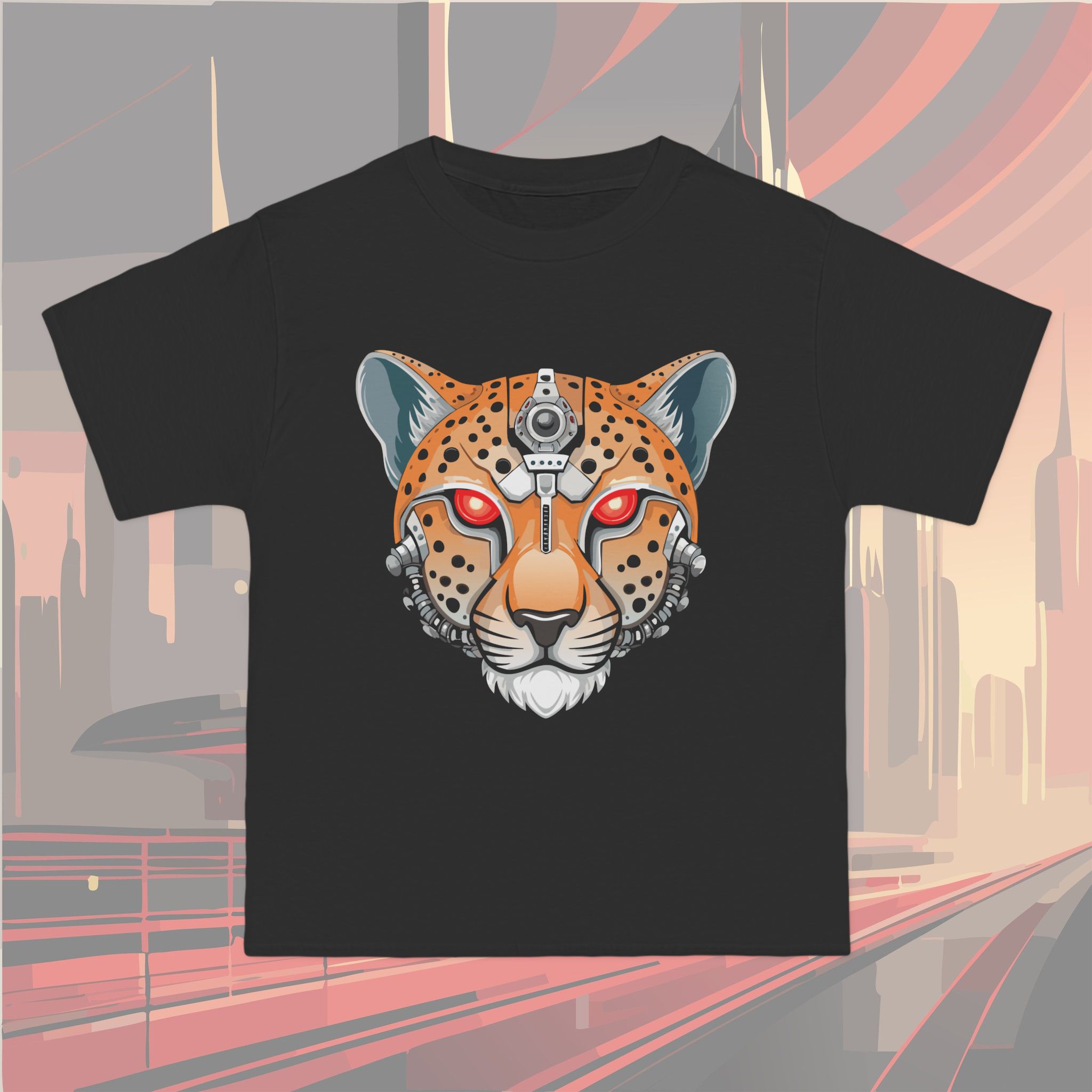 Cybernetic Cheetah T-Shirt - Speed Meets Precision