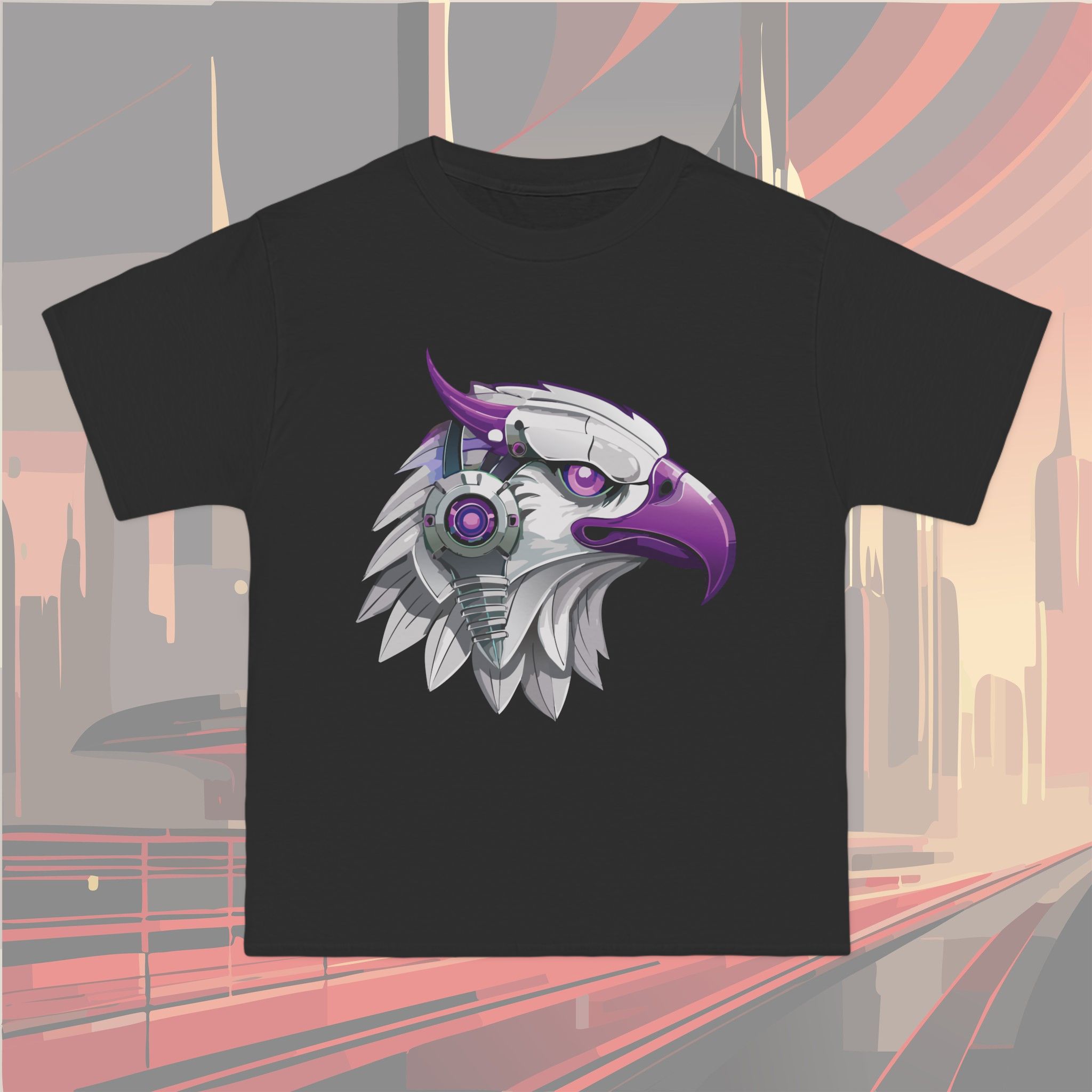 Cybernetic Eagle T-Shirt - Lead from above. Strike with vision.